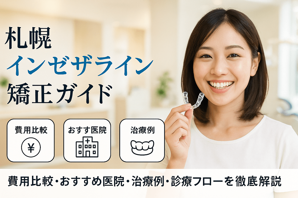 札幌でインビザラインの矯正全知識と費用比較｜おすすめ医院・治療例・診療フロー完全ガイド