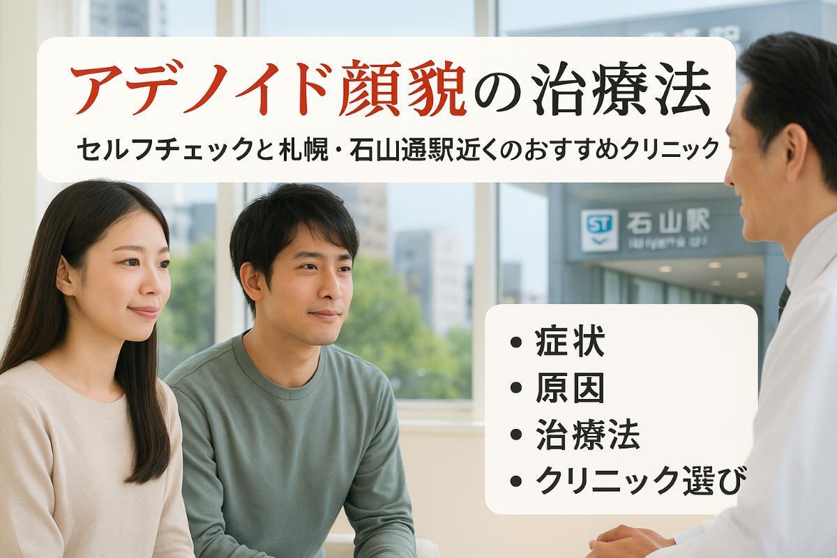 石山通駅でアデノイド顔貌の症状と治療法を徹底解説｜特徴セルフチェックと札幌のおすすめクリニック比較