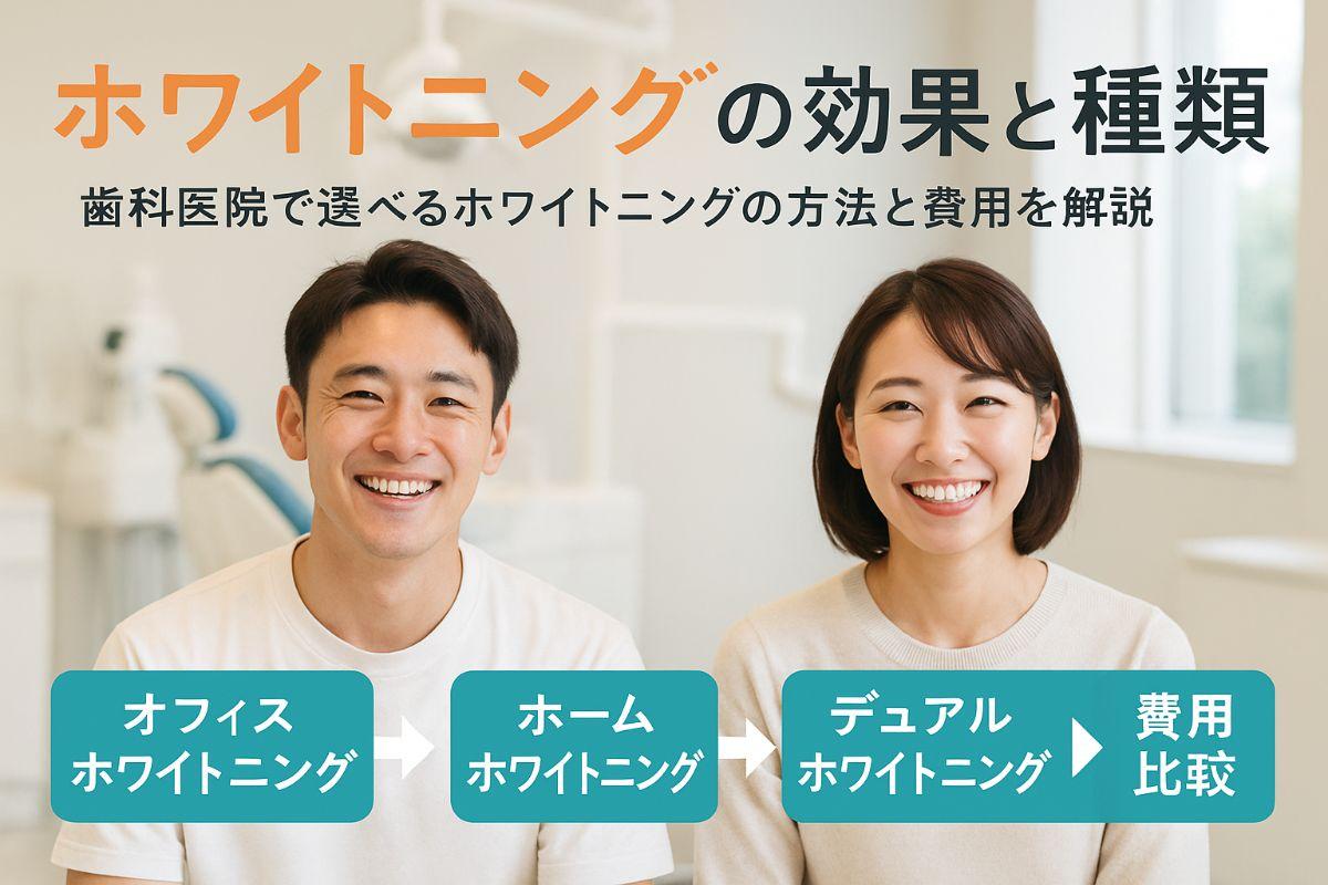 ホワイトニングとは何か歯科医院での効果や種類と費用比較を徹底解説