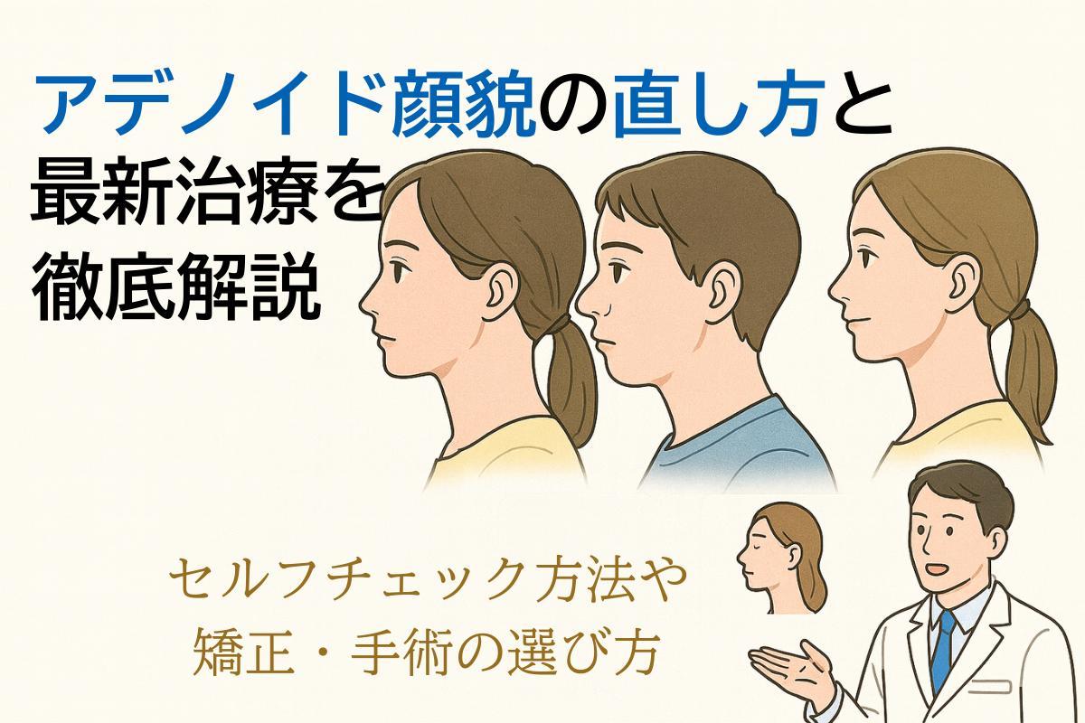 アデノイド顔貌の直し方と最新治療を徹底解説|セルフチェック方法や矯正・手術の選び方