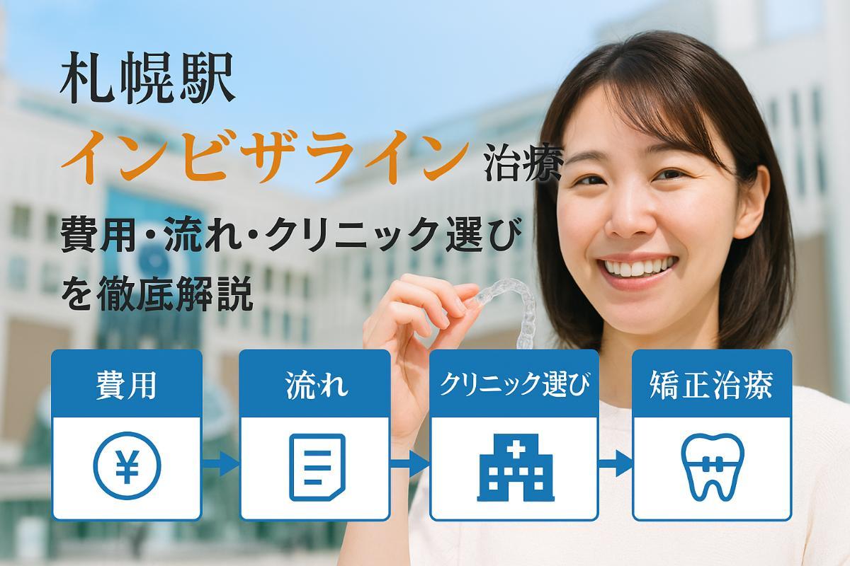 札幌駅でインビザラインを始める矯正治療の全て！費用・流れ・クリニック選び徹底ガイド