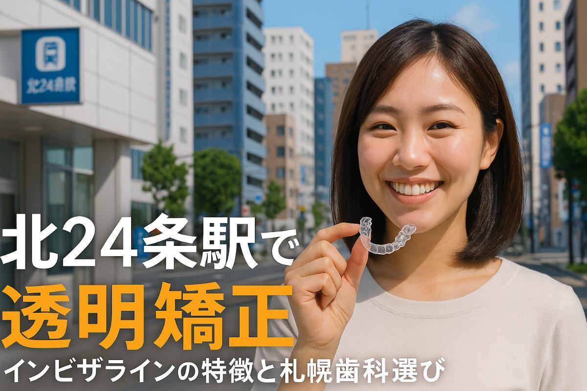 北２４条駅でインビザラインを実感する透明矯正の特徴と費用相場・札幌の歯科選び完全ガイド