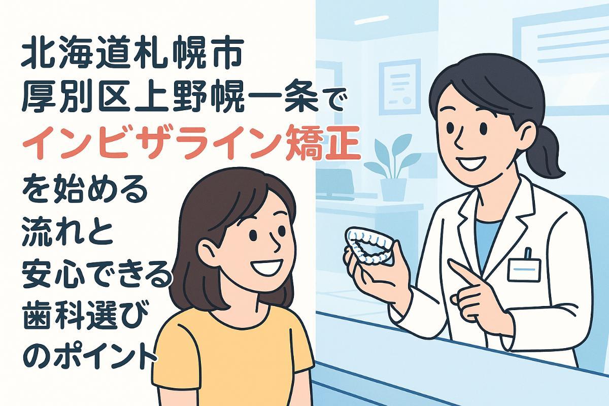 北海道札幌市厚別区上野幌一条でインビザライン矯正を始める流れと安心できる歯科選びのポイント